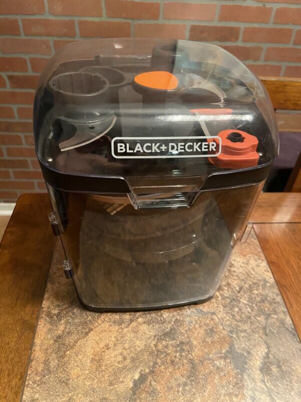 Black + Decker Multi Prep Slice N Dice Slicing Discs & Storage Case Food Kitchen