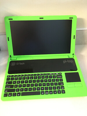 iD Tech Pi-top Modular Green Laptop Kit Raspberry Pi 3B V 1.2 - No Power Supply