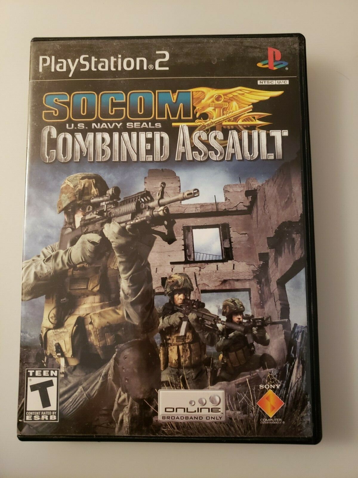 Socom Combined Assault U.S. Navy Seals PS2 playstation 2