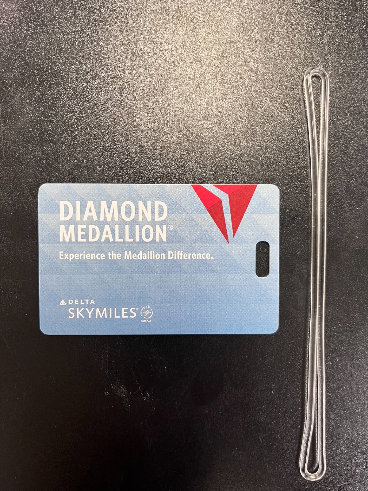 DIAMOND MEDALLION LUGGAGE TAG タグ New 2024 Delta Airlines DIAMOND Medallion metal Luggage Bag