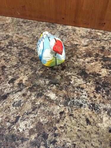 Vintage Nakita Japanese Tin Toy Litho Wind Up Goose Works