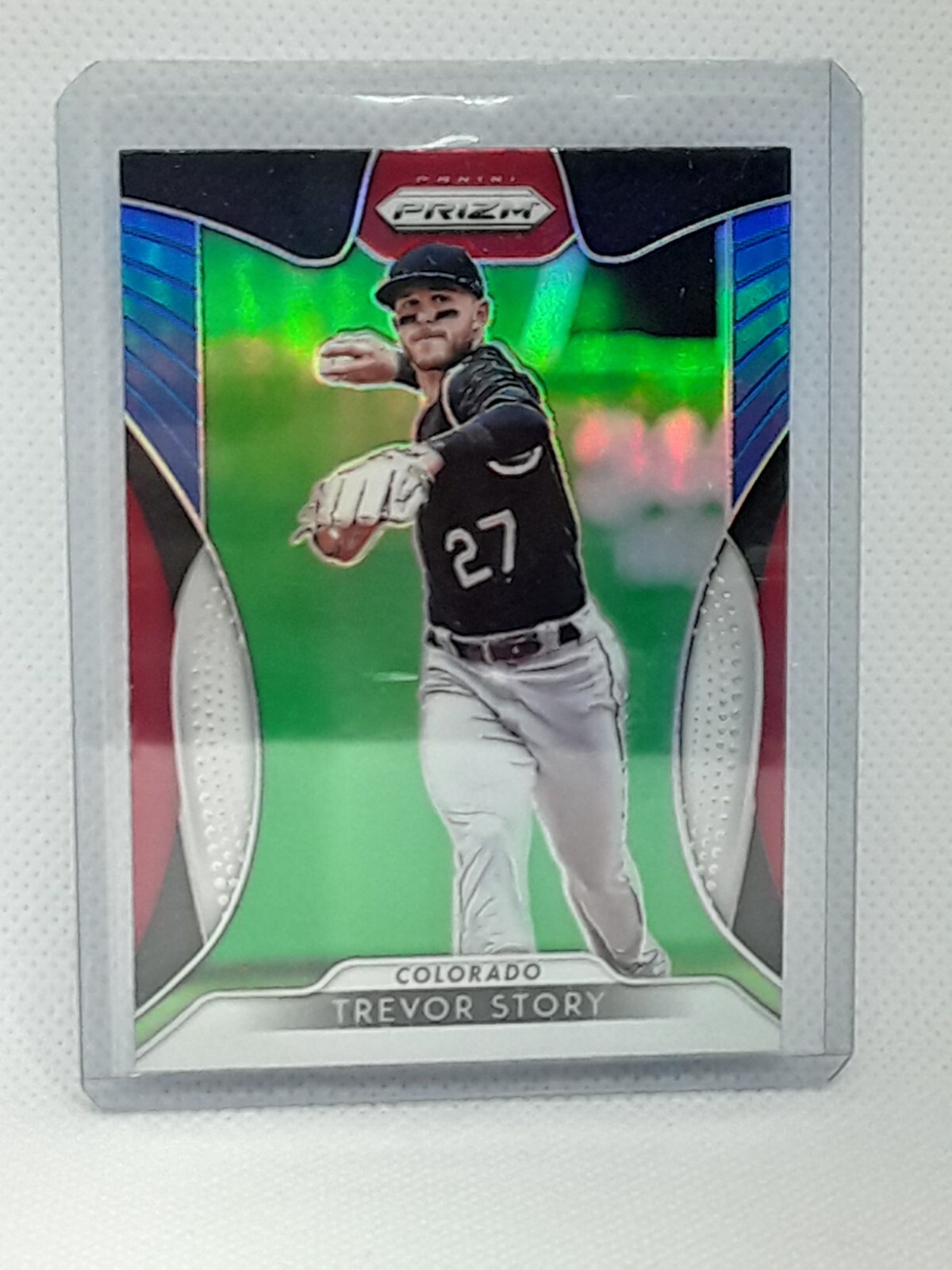 【BGS9 MINT】TREVOR STORY RC /99シリ AUTO Trevor Story 2019 Prizm Baseball - #113 RED WHITE & BLUE