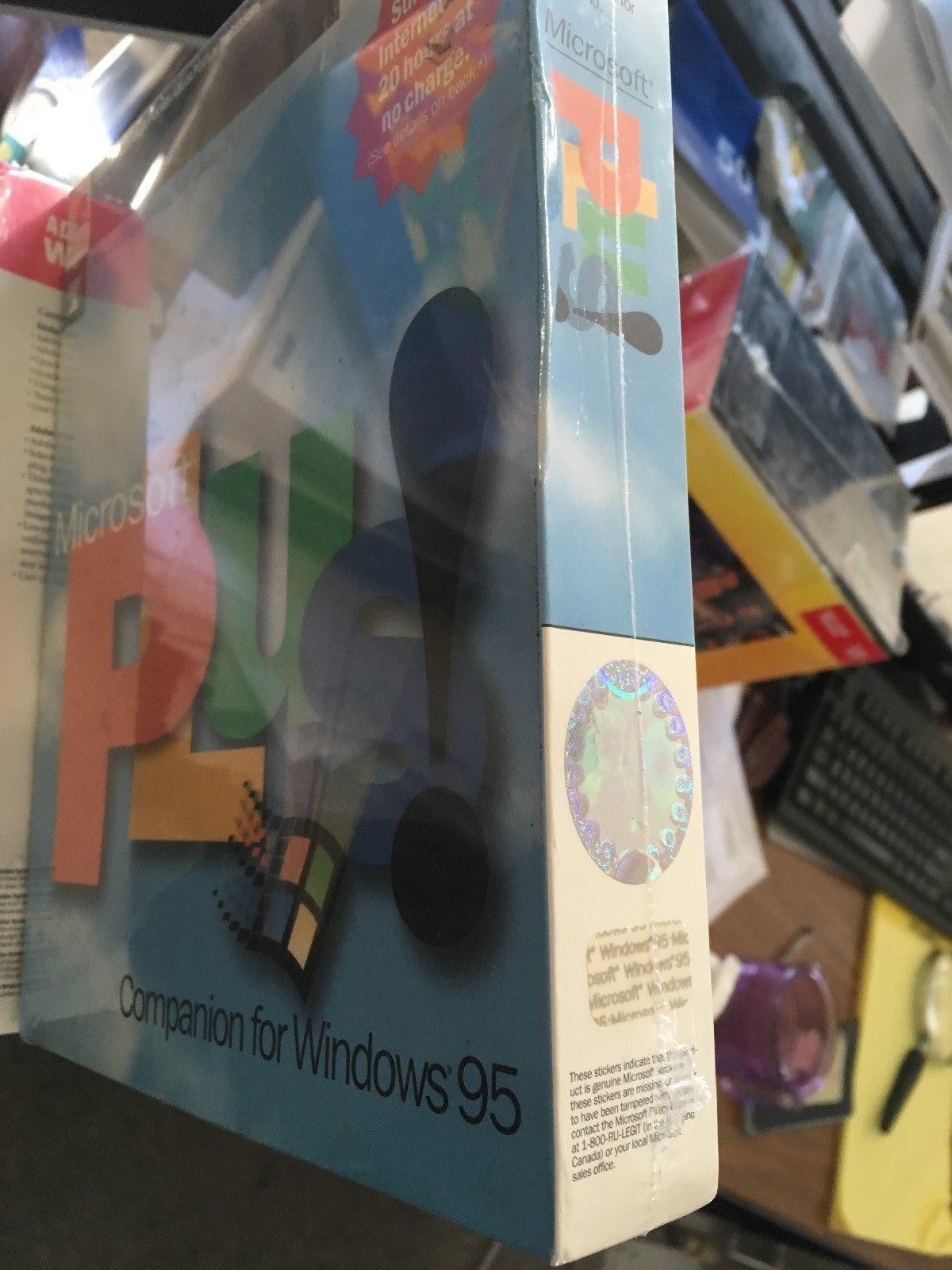 Microsoft Plus! for Win 95  retail vintage software