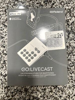 Roland GO:LIVECAST Livestreaming Studio for SmartPhones White Open Box