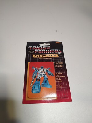 Vintage 1985 Transformers Action Cards  Unopened Sealed Series 1 W/ Sticker