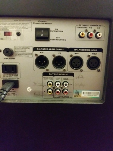 VOCOPRO GIGSTAR Portable DVD/CD 100w Karaoke Machine System