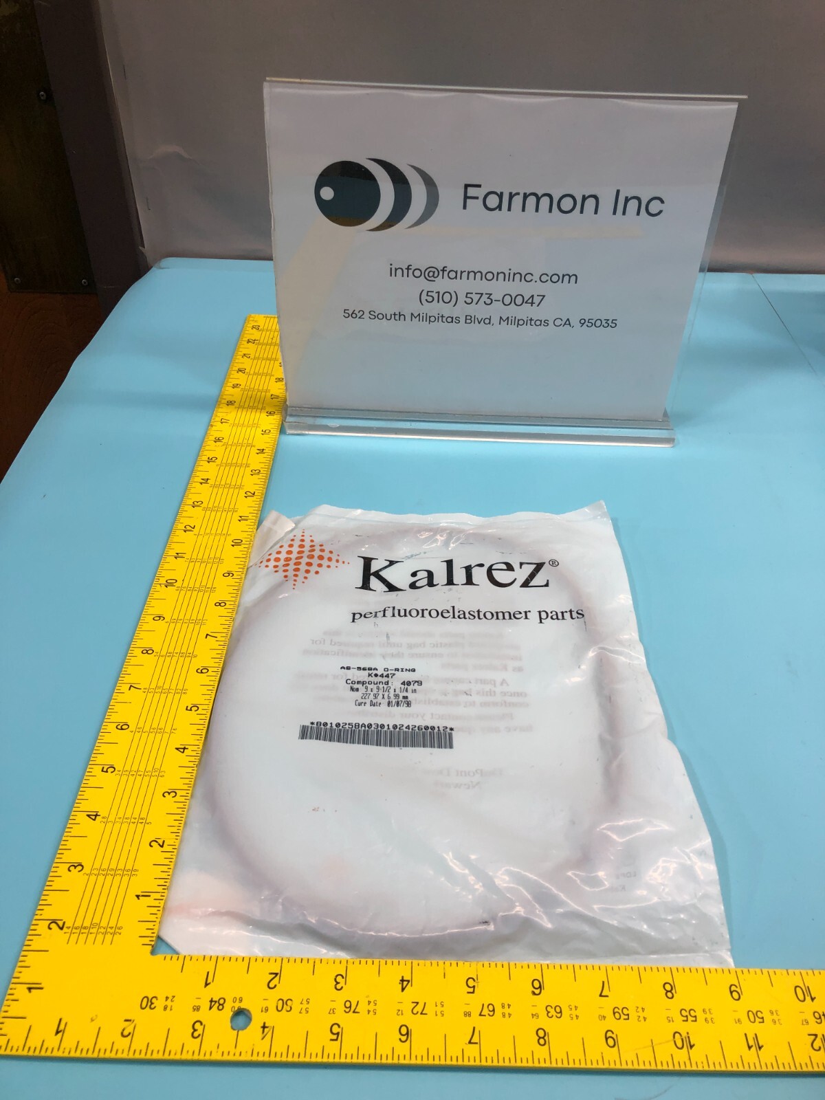 KALREZ AS-568A O-RING K# 447 COMPOUND: 4079, AS-568A-447, 2-447, 153440
