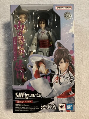 Bandai SH Figuarts Hell s Paradise Jigokuraku Yamada Asaemon Sagiri Damaged Box