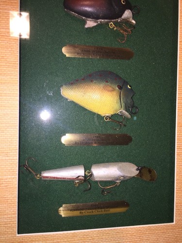 real antique fishing lures of the 20th century