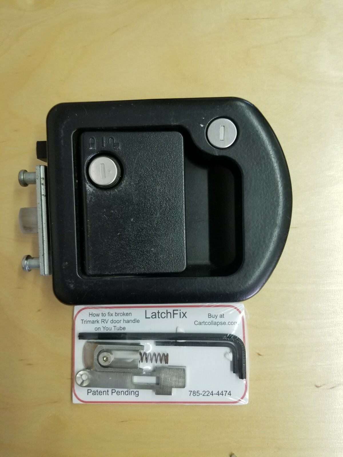 Rv Motorhome Stainless Steel Door Handle Repair Kit Trimark 0601650