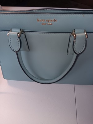 Kate Spade Cameron Medium Satchel Saffiano Leather WKRU5851Z Seaside Blue $369