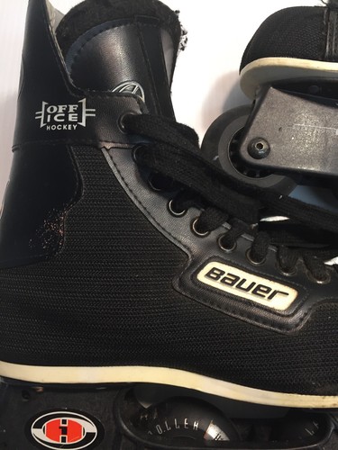 Bauer NHL Off Ice Hockey Inline Roller Skates~ Mens Size 10 DD Made in Canada!