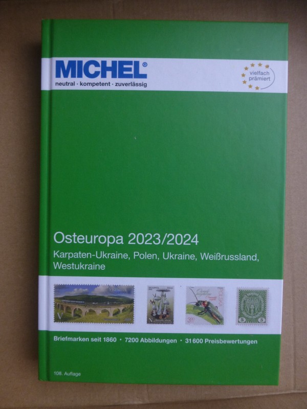 Michel Briefmarken Katalog Europa 15 Osteuropa 2023/2024 # Neu # 39% Rabatt