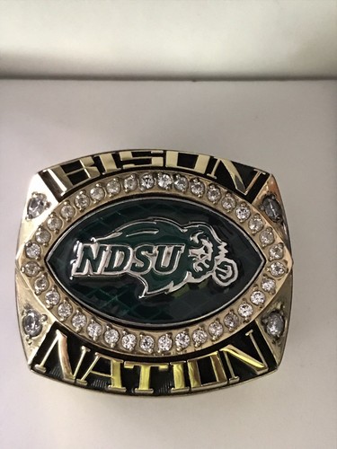 2017 Authentic Jostens North Dakota State Bison (6 time) Championship Ring 10.5
