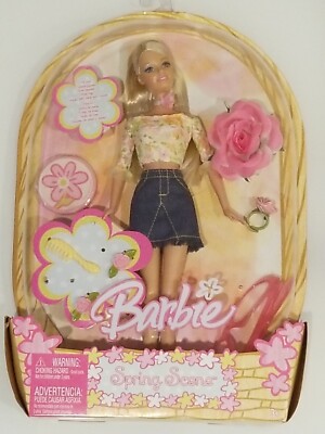 Barbie Spring Scene Doll 2005 Mattel H8252