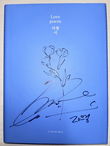 IU [Love poem] Autographed Signed Album Mint Lee Ji Eun | eBay