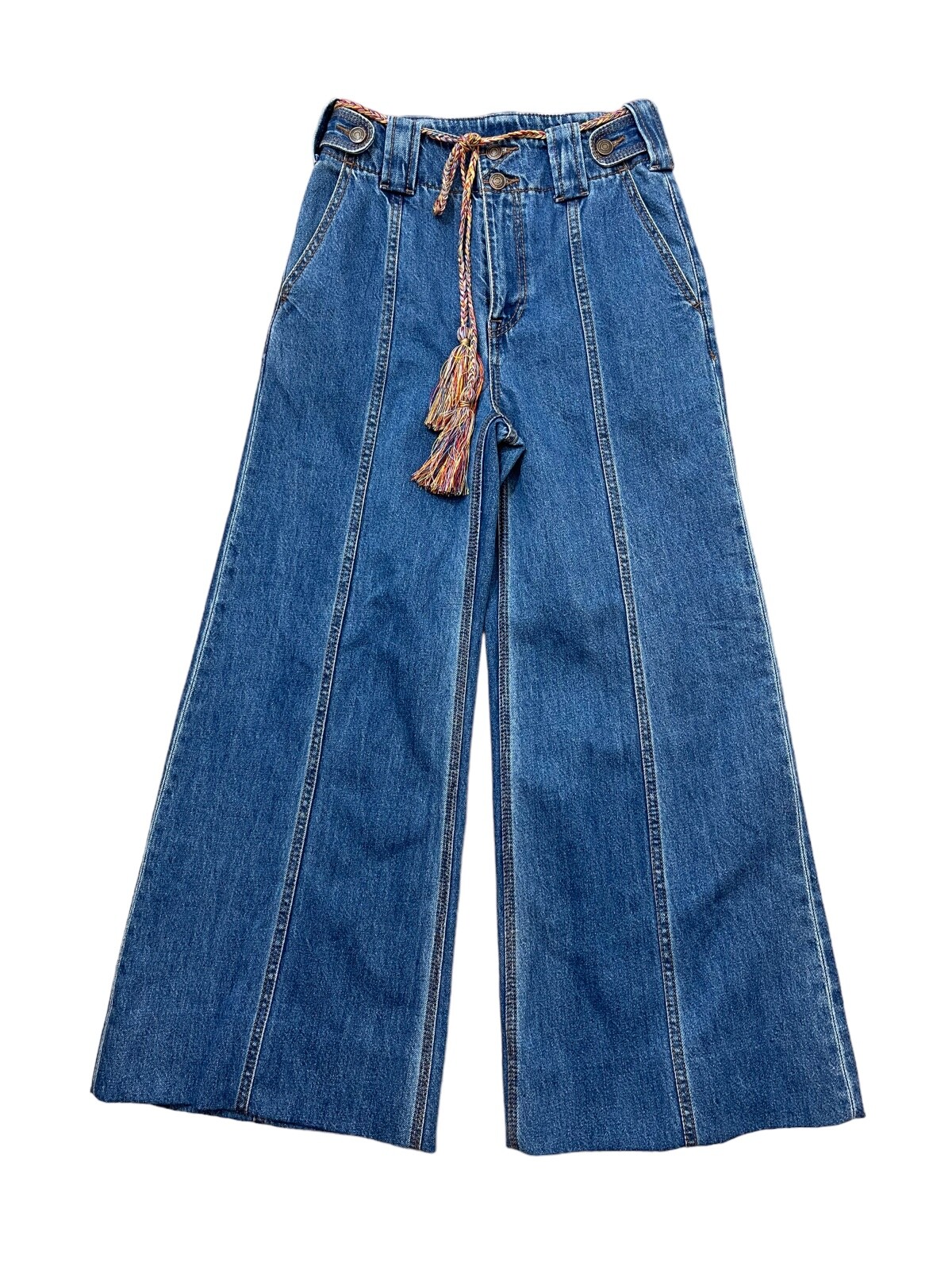 新品)Nine Tailor Marsh Stole(Heather Blue) Zimmermann Tiggy Wide Leg Flared Jeans in Blue Size 27
