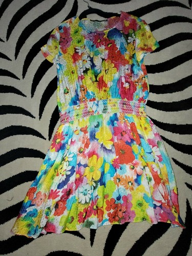 【送料&関税込】Moschino Dress With Multicolor Flocked Logo Love Moschino Multicolored Floral Fit&Flare Dress Size L | eBay