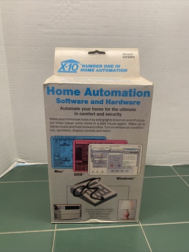 System Interface With Software And Connecting Cable New X10
