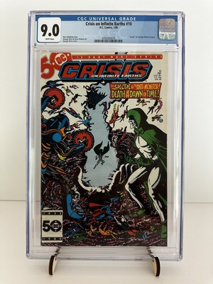Crisis On Infinite Earths #10   CGC 9.0   Death Starman, Spectre vs Anti-Monitor