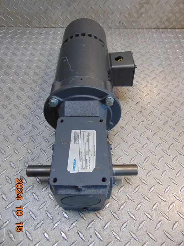 BALDOR KBM3458 .33HP BRAKE MOTOR 208-230/460V W MORSE 175Q56LR60 REDUCER XD1120