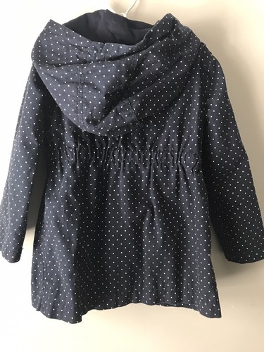 baby gap 3t girls Lightweight Polka Dot Navy Blue Spring Jacket