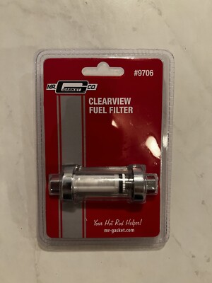 Mr. Gasket Co. # 9748 Universal Clearview Fuel Filter ~