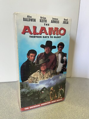 The Alamo Thirteen days of Glory VHS 3 tape series Sealed