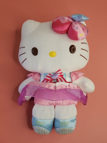 9 in. Nakajima Hello Kitty Plush with Pink Dress with Star