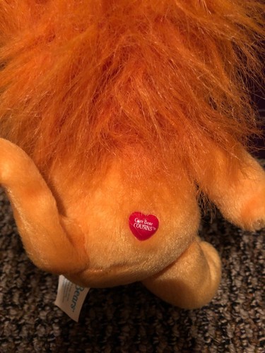 PLUSH Care Bear Cousin BRAVE Heart 8in  2003