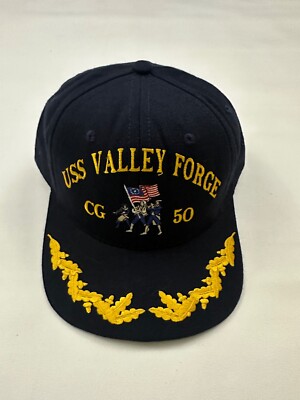 USS Valley Forge CG 50 Logo The Corps US Navy Baseball Cap Hat One Size