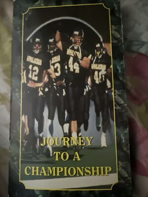 Appalachian State Journey To A Championship 1995 VHS