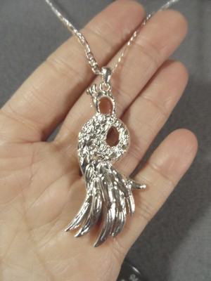 New FEATHER BIRD Charm Pendant & 26
