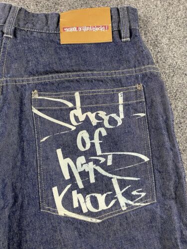 Vtg SOHK School of Hard Knocks Baggy Cargo Carpenter Jeans Vtg SOHK School of Hard Knocks Baggy Cargo Carpenter Jeans