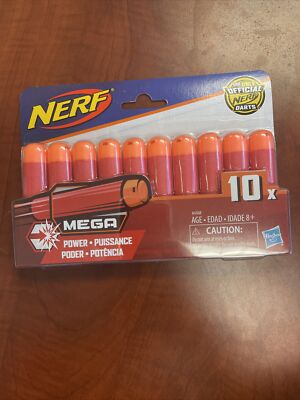 nerf mega darts, pack of 10