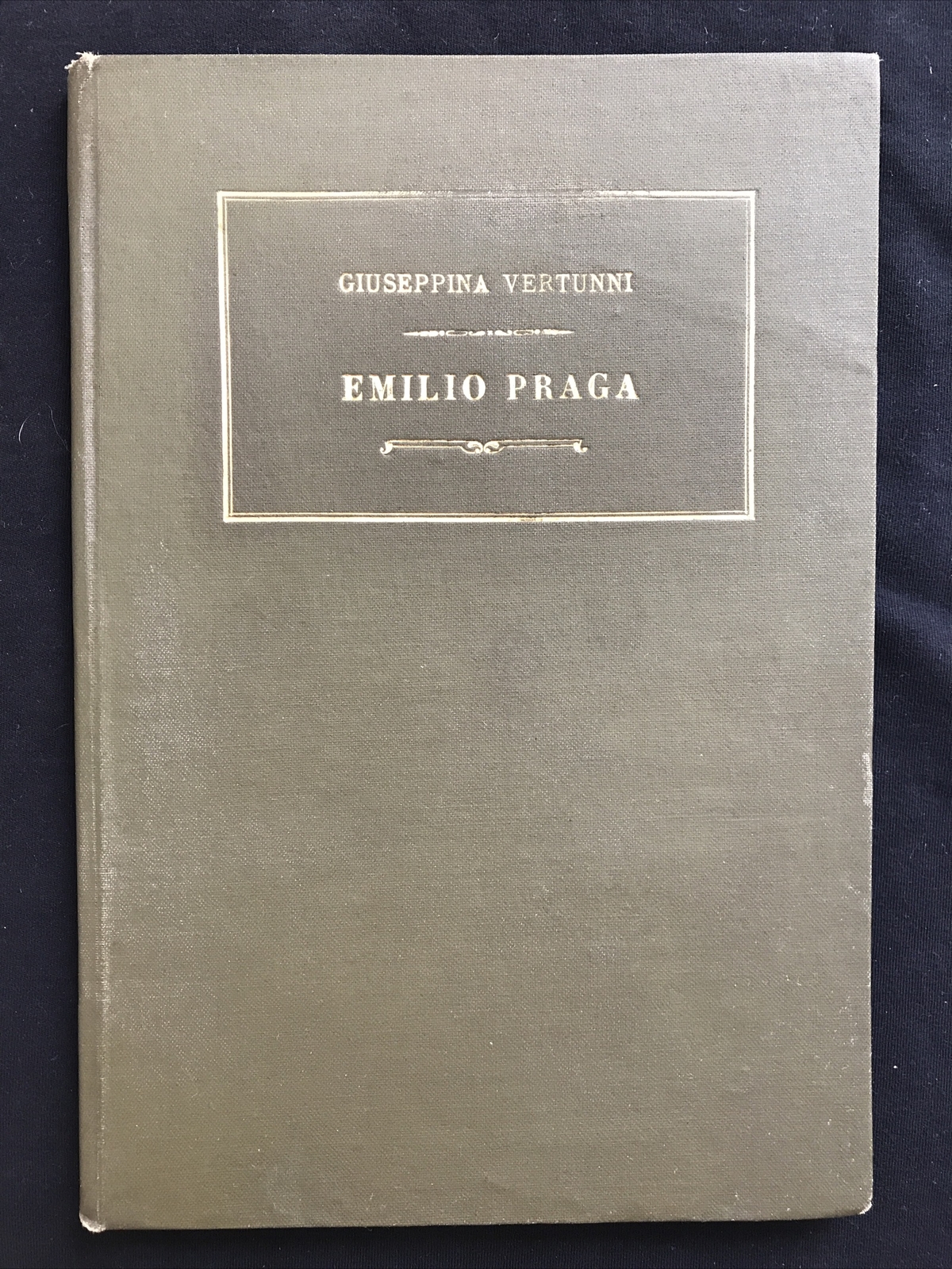 Emilio Praga, Giuseppina Vertunni, 1907, officina poligrafica italiana