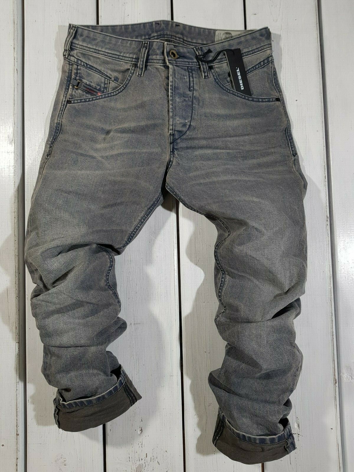 DIESEL BUSTER 0831D W29 L30 Jeans Denim Uomo Stretch Regular Slim Tapered Fit