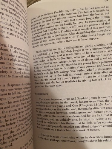 Cliffs Notes Sinclair's THE JUNGLE