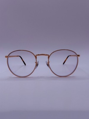 Ray-Ban RB 3637-V 53-21-140 Gold Rund Brille Gestell