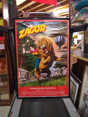 GIANT POSTER- ZAGOR - Size 95x61cm (36x24 in) - GREAT POSTER - SRBIJA HRVATSKA