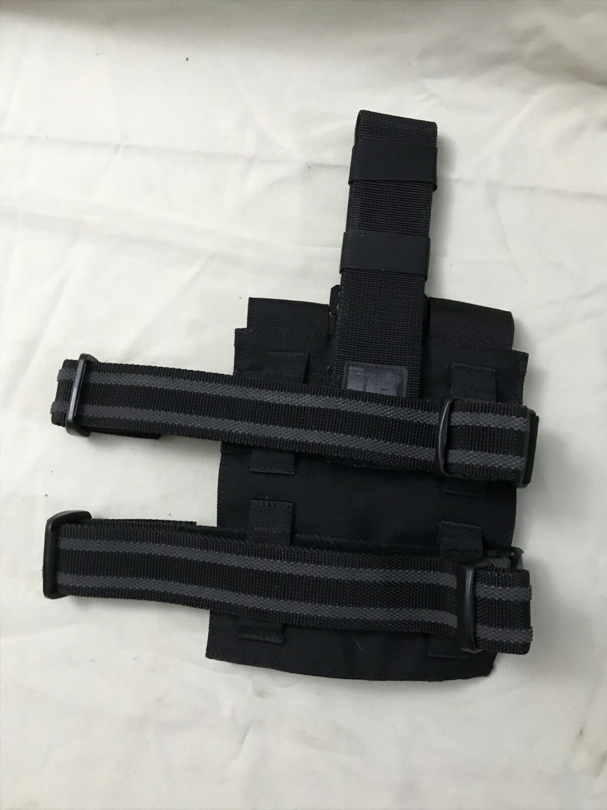 Blackhawk Tactical Drop Leg Holster 3x Mag Pouch Thigh Clip Magazine Black