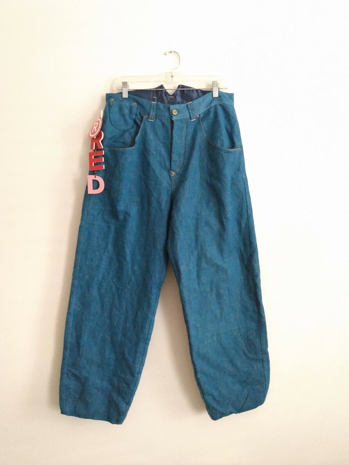 Super Rare Levis red 2014 fishtail silk lined Picker! M Super Rare Levis red 2014 fishtail silk lined Picker! M