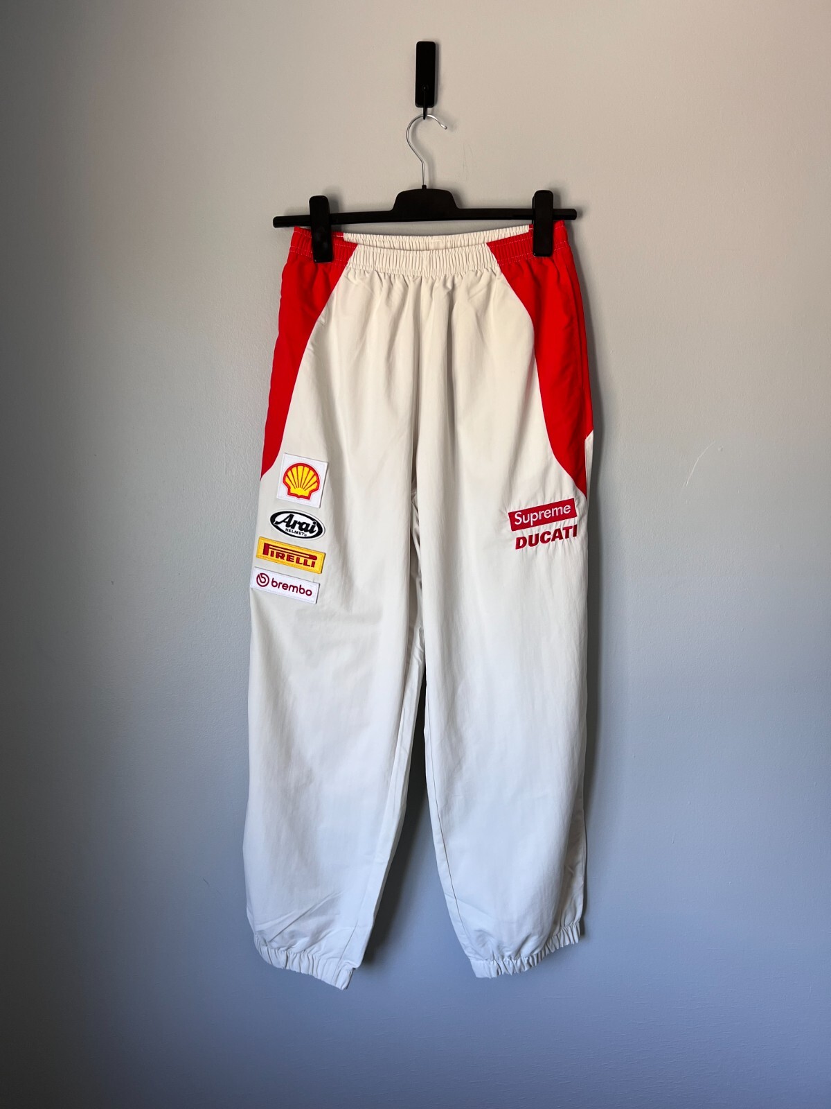 Ducati x Supreme Track Pants - Size Medium - White - NEW | eBay Ducati x Supreme Track Pants - Size Medium - White - NEW | eBay
