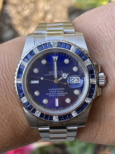 PROSPEC　MD SAVER PRO Rolex Submariner Date 116610 Custom Ceramic Bezel Diamond