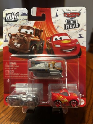 Disney Pixar Cars Mini Racers Super Speed Mater Datz Jammin Lightning McQueen