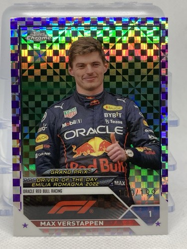 2020 TOPPSクローム PURPLE Max Verstappen 2020 TOPPS CHROME FORMULA 1 MAX VERSTAPPEN #26 PURPLE