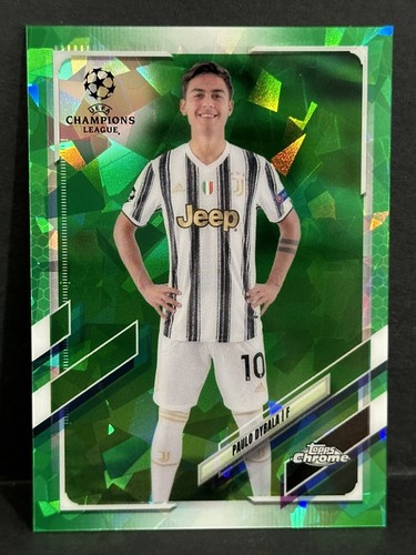 2020-21 Topps Chrome UCL Juventus Paulo Dybala Green