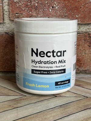 Nectar Sugar Free Electrolytes Powder - Organic Fruit No Sugar - Hydration New