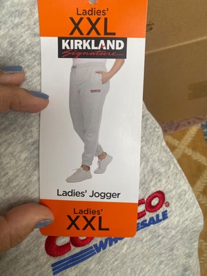 Costco Wholesale Ladies' Logo Gray Cotton Blend Jogger Size XXL