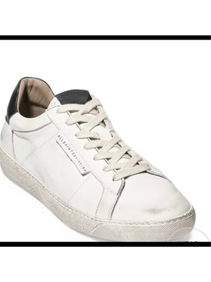 

ALLSAINTS Мужские белые кожаные спортивные кроссовки на платформе с прозрачным носком, Белый, ZM0248